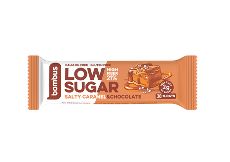 DH - BOMBUS LOW SUGAR salty caramel&chocolate, 40 g