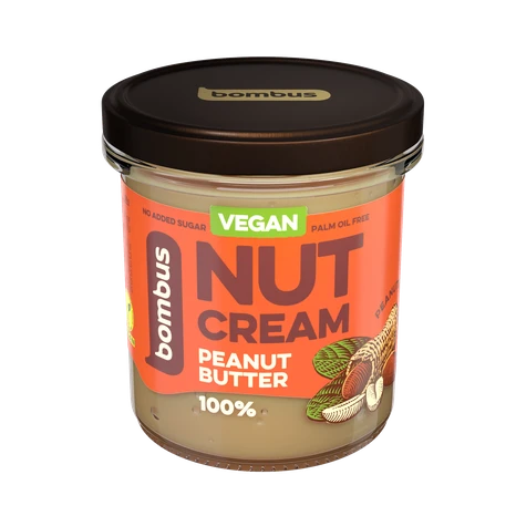 DH - BOMBUS NUTS CREAM 100% peanut butter, 300 g