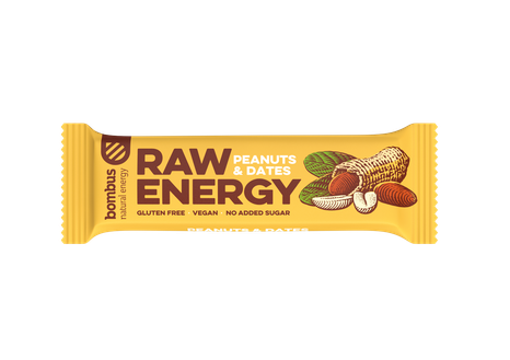 DH - BOMBUS RAW ENERGY peanuts&dates, 50 g