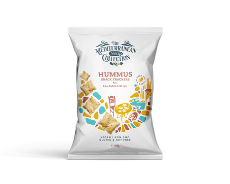 DH - HUMMUS Snack Crackers - Kalamata olive, 100 g