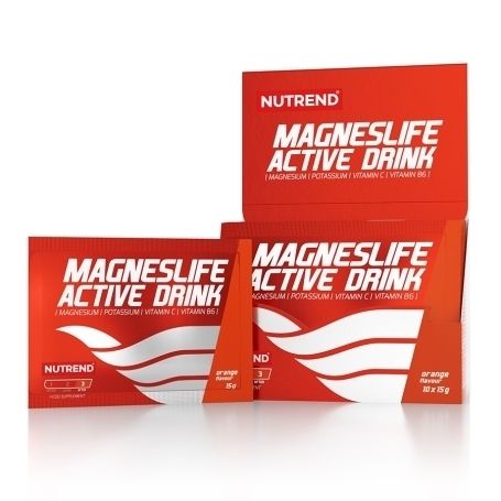 MAGNESLIFE ACTIVE DRINK - pomaranč, 10x15 g